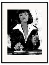 Gerahmter Kunstdruck Mia Wallace I