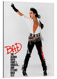 Aluminium print Michael Jackson - Bad