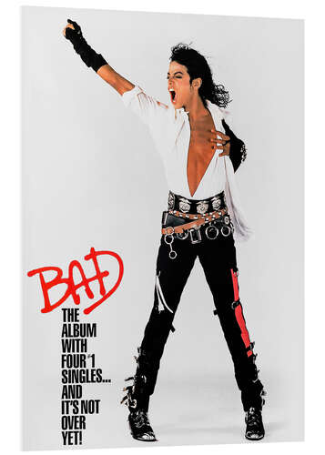 Cuadro de PVC Michel Jackson - Bad