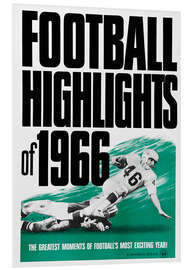 PVC-tavla Football Highlights 1966