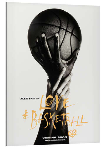 Cuadro de aluminio Love & Basketball (baloncesto)