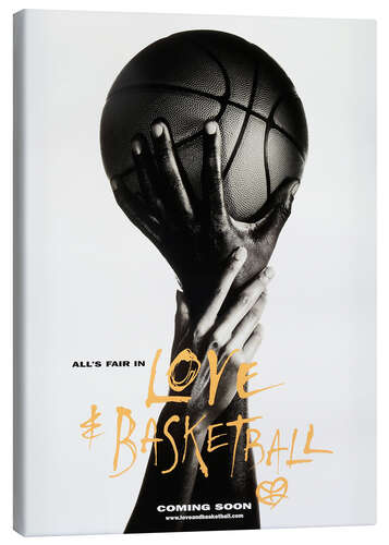 Lienzo Love & Basketball (baloncesto)