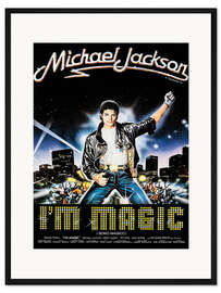 Gerahmter Kunstdruck Michael Jackson - I'm magic