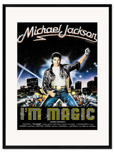 Framed art print Michael Jackson - I'm magic