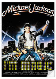 Självhäftande poster Michael Jackson - I'm magic