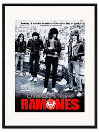 Gerahmter Kunstdruck Ramones - End of the century - Vintage Entertainment Collection