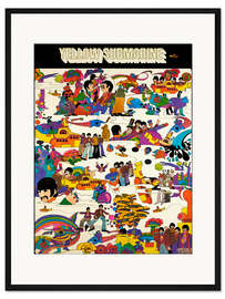 Gerahmter Kunstdruck The Beatles - Yellow Submarine