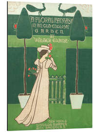 Magnettafel Blumige Fantasie in einem alten englischen Garten