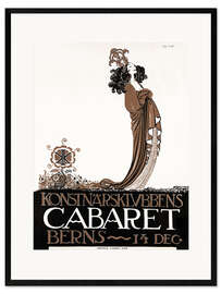 Plakat artystyczny premium w ramie Cabaret Berns