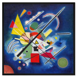 Gerahmter Kunstdruck Blaue Malerei - Wassily Kandinsky