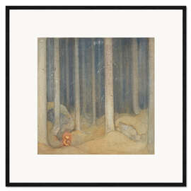 Ingelijste kunstdruk Humph in the magic forest