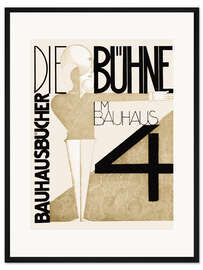 Gerahmter Kunstdruck Die Bühne