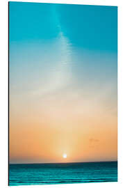 Magnettafel Wolken bei Sonnenuntergang