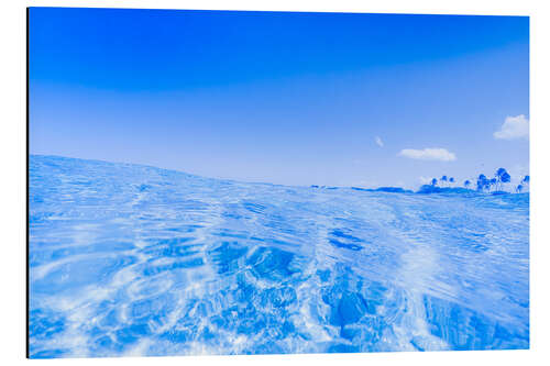 Aluminium print Deep blue sea