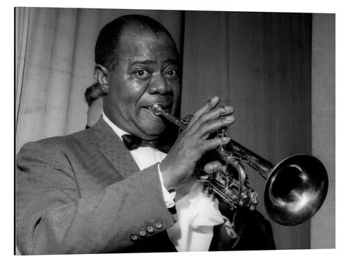 Tableau en aluminium Louis Armstrong