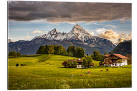 Gallery print Idyllic landscape at Watzmann