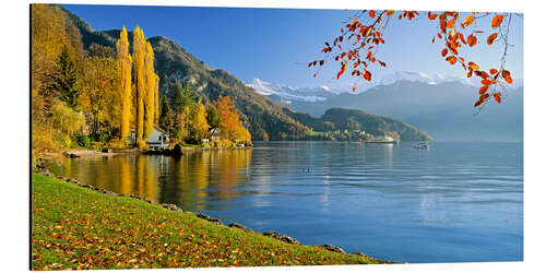 Aluminium print Autumn landscape near Lucerne