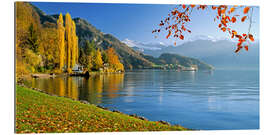 Gallery print Autumn landscape near Lucerne