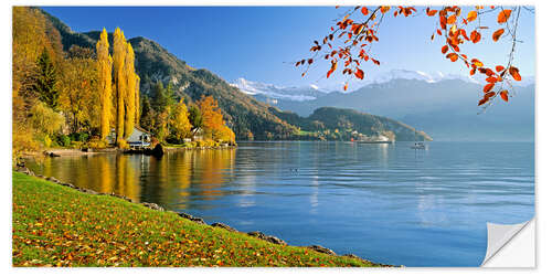 Naklejka na ścianę Autumn landscape near Lucerne