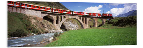 Tableau en plexi-alu Pont ferroviaire d'Andermatt, Suisse