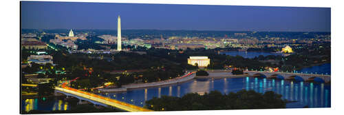 Alubild Washington, D.C. bei Nacht