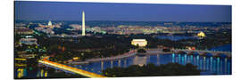 Alubild Washington, D.C. bei Nacht