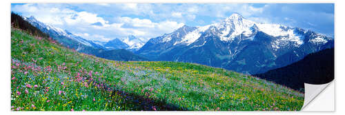 Wall sticker View of the Zillertal Alps