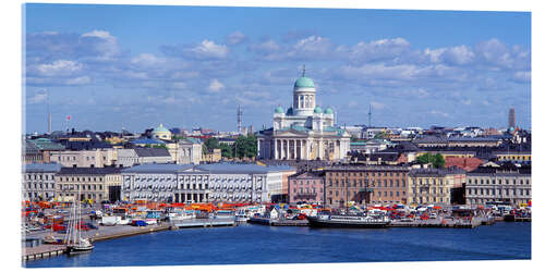 Acrylic print View of Helsinki