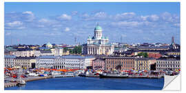 Muursticker View of Helsinki