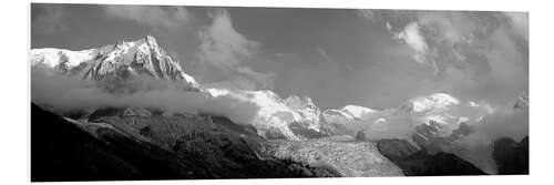 Foam board print View of the French Alps