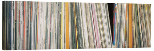 Tableau sur toile Collection de vinyles