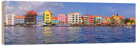 Puutaulu Colorful harbor buildings of Willemstad, Curacao