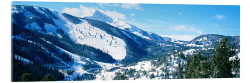 Akrylbillede Snow-capped mountains, Lone Mountain, Montana, USA