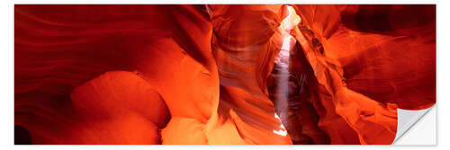 Sticker mural Rayon de soleil à Antelope Canyon, Arizona, États-Unis