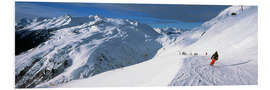 Foam board print Sankt Anton am Arlberg