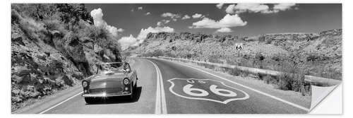 Sisustustarra Vintage car on Route 66, USA