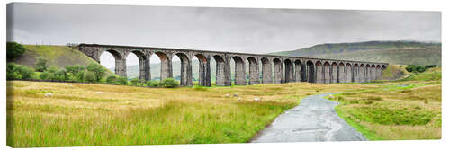 Lærredsbillede Ribblehead Viaduct, Yorkshire Dales, England