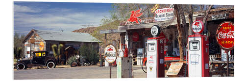 PVC-taulu Gas station on Route 66