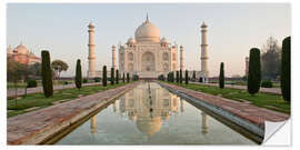 Selvklebende plakat Taj Mahal in Agra