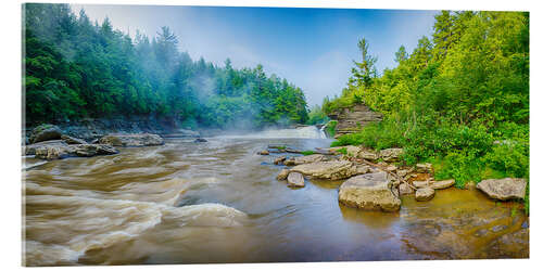 Acrylic print Youghiogheny River, Swallow Falls State Park, Maryland, USA