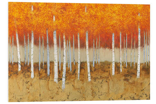 PVC print Autumn birches