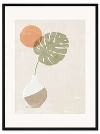 Gerahmter Kunstdruck Sonnenpalme I