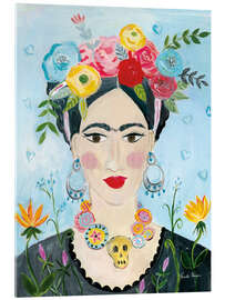 Acrylglasbild Hommage an Frida Kahlo