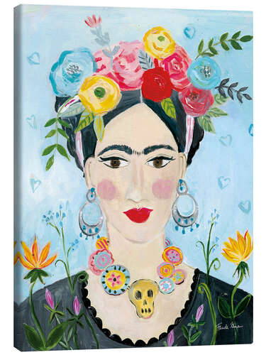 Leinwandbild Hommage an Frida Kahlo