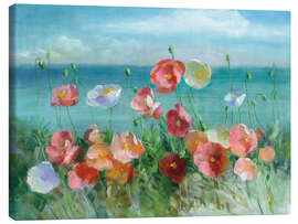 Canvas print  Coastal Poppies - Danhui Nai