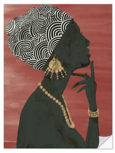 Wall sticker Graceful Majesty I Chili
