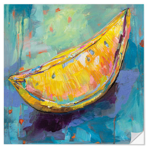 Muursticker Lemon wedge