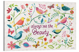 Magnettafel Blühende Schönheit I