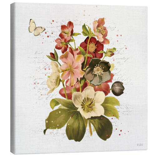 Canvas-taulu Vintage petals VI