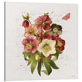 Aluminium print Vintage petals V